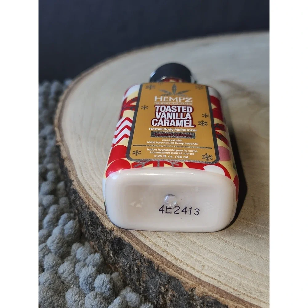 Hempz Mini Toasted Vanilla Caramel Body Lotion 2.25 fl oz ~ New, Sealed